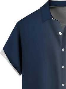 Camisa de playa de secado rápido para hombre, manga corta, estampado tropical, informal, para vacaciones, ligera y transpirable, para verano - Product Image 5