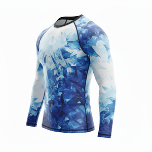 เสื้อรัดรูปแขนยาวแบบยูนิเซ็กซ์ พรีเมียม สำหรับออกกำลังกาย ฟิตเนส ฝึกซ้อม บีเจเจ เอ็มเอ็มเอ็ม ยิวยิตสู กีฬาต่อสู้ - Product Image 3