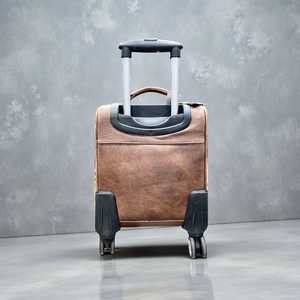 Nouvel arrivage : Ensemble de bagages en cuir de vachette Western 3 pièces – Valises à roulettes en cuir repoussé pour le voyage - Product Image 4