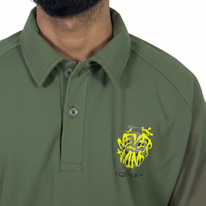 Polo de manga larga para hombre, personalizado, transpirable, de secado rápido, 100% algodón, tejido de alta calidad, con bolsillo, para trabajo. - Product Image 6