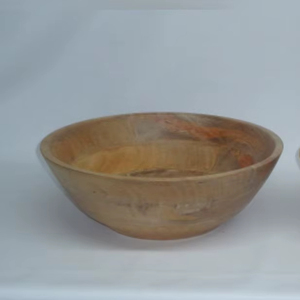 ชามไม้ดีไซน์คุณภาพสูง ชามไม้มะม่วง ชามไม้กระถิน ชามไม้ ชามสลัด ชามเสิร์ฟ ภาชนะบนโต๊ะอาหาร ราคาโรงงานถูกมาก - Product Image 1