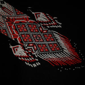 สร้อยคอปักลูกปัดแก้วสไตล์วินเทจเครื่องประดับแฮนด์เมดที่ไร้กาลเวลาสำหรับการใช้งานพิเศษและการชุมนุม - Product Image 6