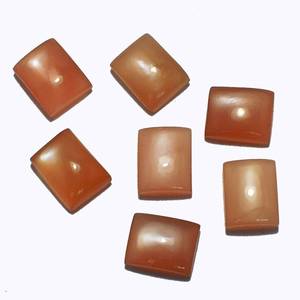 Natural <b>Peach</b> <b>Top</b> Selling Moonstone Octagon Cabochon 3x5mm to 12x16mm High Polished Loose Stone Gemstone Rings Jewelry Making - Product Image 1