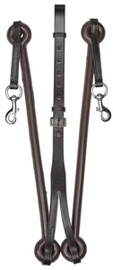 Leather Bungee Martingale Breast Collar for Horse Riding-Training Aid for <b>Lunging</b> with <b>Roller</b> - Product Image 6