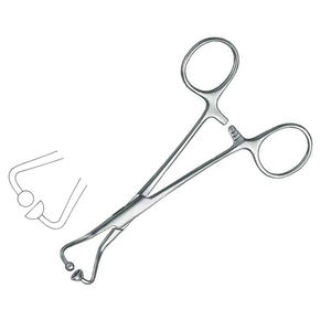 Pinza para toallas de cirugía general, metálica, Med Backhaus, manual, estéril, reutilizable, certificada CE, clase I - Product Image 3