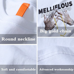 เสื้อยืดผู้ชายสไตล์ฤดูร้อน ลายกราฟิก แขนสั้น คอกลม ผ้าเนื้อนุ่ม พิมพ์ลายดิจิทัลตามสั่ง ทรงหลวม - Product Image 6