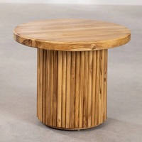 Table basse ronde en bois Vandana Grand Arion (50 cm) (Bois)