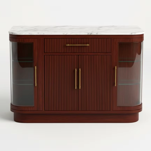 Kitchen Island Kitchen Cabinet for Kitchen Glass Round Kitchen <b>Table</b> With Chairs Indoor Home Furniture Wood Furniture Wholesale - Product Image 1