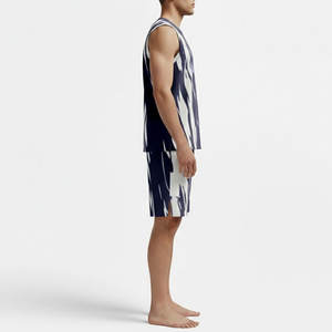 Conjunto de uniforme de baloncesto, ropa de baloncesto, camisetas de baloncesto sublimadas personalizadas con pantalones cortos, con envío y entrega, servicio OEM - Product Image 3