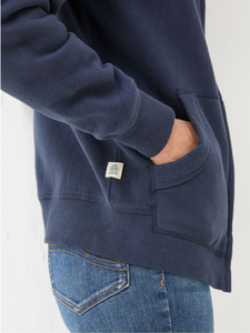 Sudadera con Capucha y Cordón Ajustable, Manga Larga, con Logotipo Personalizado, para Mujer, Color Sólido, Talla Grande, Otoño-Invierno - Product Image 3