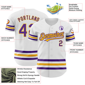 Maillots de baseball personnalisés pour jeunes, 100% polyester, tissu respirant à séchage rapide, impression par sublimation, broderie, logo en patch 3D - Product Image 4
