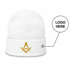 Chapeau d'hiver décontracté personnalisé avec logo, pour vêtements maçonniques, insignes et tenues grecques des fraternités et sororités - Product Image 1