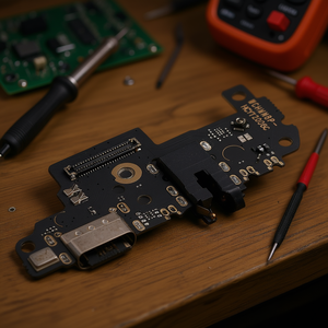 Componente di ricambio originale della scheda con connettore di ricarica Xiaomi Redmi Note 8 Pro per la riparazione del telefono cellulare - Product Image 3