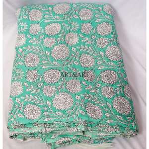 Tissu en coton tricoté de qualité supérieure, 100% coton biologique, tissu imprimé pour vêtements d'été, confection de robes - Product Image 3