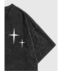 เสื้อยืดพิมพ์ลายด้านหลัง ผ้าฝ้าย 100% ระบายอากาศได้ดี ทรงหลวม ออกแบบมาเพื่อโดดเด่นทุกมุมมอง - Product Image 3