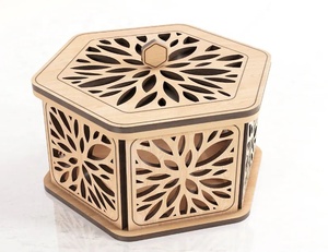 Wooden Gift Box 2023- Use Laser Cut Pine Wood Box to Decorate Gifts For Preservation