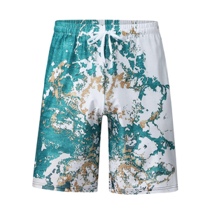 Customized Logo Men's Streetwear T-Shirts Shorts Breathable 100% <b>Knitted</b> Sublimation Transfer Print 2-Piece Summer Short <b>Set</b> - Product Image 6
