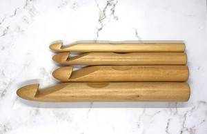 HASAN CRAFT Juego de Agujas de Tejer de Madera Rectas con Mango Suave, Ecológicas, Simples, Duraderas, de Primera Calidad, para Venta al por Mayor - Product Image 4