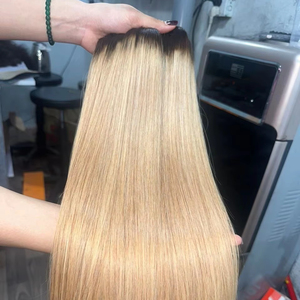 Extensiones de cabello Remy de lujo Pelucas Raw Vietnamita Brillante Hueso sedoso Pelo liso HD Peluca frontal de encaje Humano de color de alta calidad - Product Image 1