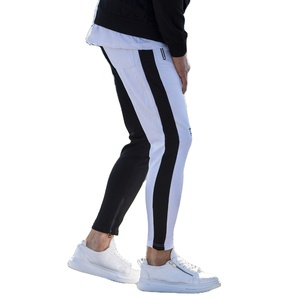 Conjunto Deportivo Informal para Hombre, 100% Algodón, con Capucha y Cordón Ajustable, de Secado Rápido, Transpirable, de Verano, Bicolor Negro y Blanco, Nuevo y Ecológico - Product Image 6