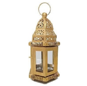 Lanterne marocaine décorative en fer forgé de style royal, faite à la main, écologique, durable, de style oriental vintage, personnalisable, à suspendre - Product Image 6