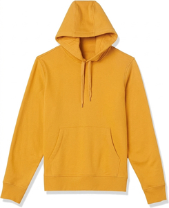 เสื้อฮู้ดผู้ชายทรงปกติ สีพื้น ผ้าฝ้ายถัก 100% สวมใส่สบายๆ สำหรับฤดูใบไม้ร่วง ดีไซน์สั่งทำได้ - Product Image 2