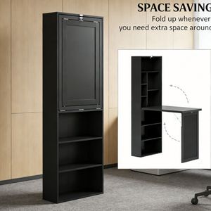Scrivania per Laptop/PC per Hotel e Ufficio Domestico - Design Minimalista Moderno e Semplice con Cassetto - MDF - Product Image 6