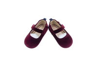 Chaussures plates en velours pour filles, couleur unie, avec sangle à boucle, décontractées, antidérapantes, avec soutien de la voûte plantaire, légères, pour bébés de 0 à 6 mois