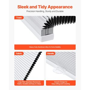 Tapparelle cellulari con filtro a filo intelligente da 1 pollice per oscuramento e otturatori cellulari neri - Product Image 5