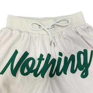 Pantalones cortos elásticos de poliéster súper cómodos, ropa de calle alta, pantalones cortos casuales con estampado de sublimación, cintura elástica, 2 pantalones cortos con bolsillo y cremallera - Product Image 6