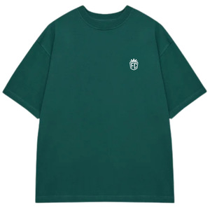 Camiseta Premium para Hombre, 100% Algodón, 230g, Color Verde Bosque, Bordada, Cómoda, Informal, Estilo Urbano, Suave y Transpirable - Product Image 2