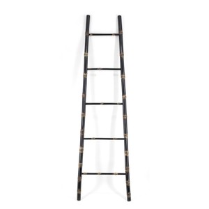 Eco friendly home accessories natural bamboo <b>ladder</b> hand-crafted <b>ladders</b> for bedroom bathroom - Product Image 1