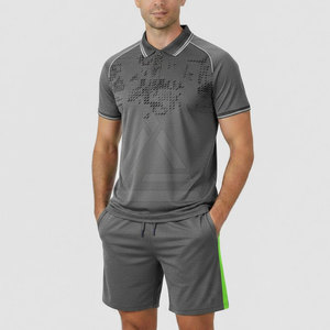 Tenue de golf confortable pour homme, vêtements de sport fabriqués en tissu extensible respirant pour l'entraînement au golf et l'utilisation en extérieur - Product Image 3