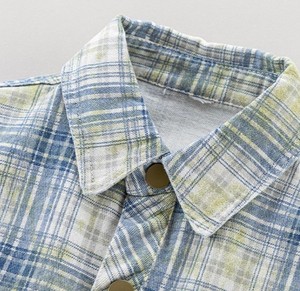 Nueva Colección de Otoño, Camisa de Manga Larga con Cuello y Estampado para Niños, Prenda Exterior Informal y Versátil, 100% Algodón Transpirable - Product Image 3
