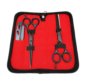 Kit de ciseaux à effiler professionnels en acier inoxydable à lame tranchante pour la coupe de cheveux, outils de salon ARISTON INTERNATIONAL à vendre - Product Image 1