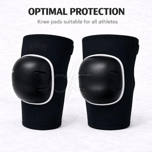 แผ่นรองเข่าประสิทธิภาพสูง อุปกรณ์ป้องกันและรองรับ ผ้าระบายอากาศได้ดี ดีไซน์นุ่ม ทนทาน ใช้งานสะดวกสบายสำหรับการฝึกซ้อม - Product Image 2