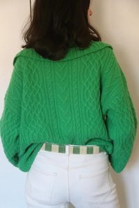 Ceinture d'équitation de loisirs sportifs, ceinture de polo brodée, ceinture d'équitation personnalisée en cuir véritable gaufré - Product Image 6