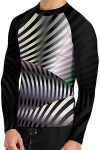 Camiseta de Compresión para Hombre, Ajuste Cómodo, Manga Larga, Sublimación OEM, Alta Calidad, Disponible para la Venta - Product Image 6