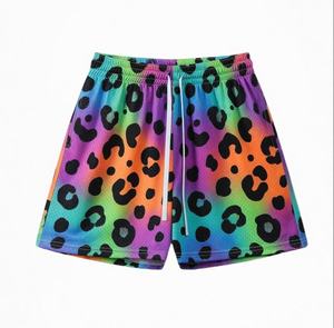 Shorts de basket-ball pour hommes avec logo personnalisé, en polyester, sublimation, double couche, maille, 5 pouces, 6 pouces de longueur de l'entrejambe, haute qualité, décontractés, style board shorts - Product Image 4