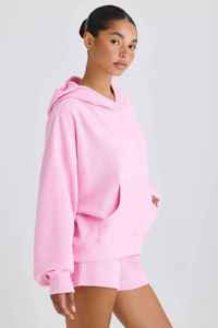 Sudadera con Capucha para Mujer de Primera Calidad, Diseño Moderno con Estampado Gráfico, Sudadera de Invierno, Talla Grande, Color Rosa, Sudadera para Mujer - Product Image 4