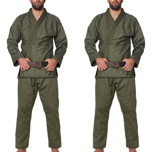 Conjunto de Kimono de Jiu Jitsu para Principiantes, Chaqueta y Pantalones Duraderos y Suaves con Función Elástica para Estudiantes Nuevos, Uniforme de BJJ Gi - Product Image 6