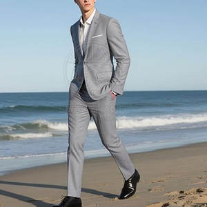 Traje formal elegante para hombre, corte moderno y ajustado con forro suave para oficina y reuniones formales - Product Image 3