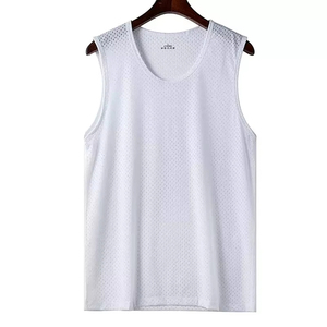 C:\Users\Admin\Downloads\Chaleco de malla de seda helada para hombre, ligero, deportivo, para verano, sin mangas, camiseta sin mangas, top informal de moda O - Product Image 2