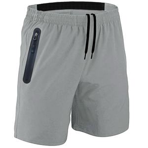 Custom Mesh Basketball Shorts Vintage Plain Double <b>Layer</b> Cropped Gym Fitness Polyester Mens' Shorts - Product Image 3