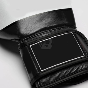 Gants de boxe en cuir respirants unisexes personnalisés avec votre propre logo imprimé, fermeture à boucle et crochet - Gants d'entraînement professionnels - Product Image 5