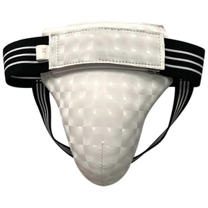 Protège-entrejambe en cuir de vachette pour MMA, protection abdominale, équipement de sécurité sportive pour l'entraînement aux arts martiaux et les sports de combat (Collection Printemps) - Product Image 1