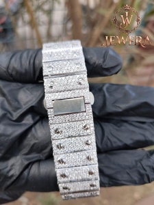 Montre Hip Hop en Moissanite et Diamants avec Boîtier Sertie de Pierres pour Accessoires de Mode Haut de Gamme – Vente en Gros Usine au Meilleur Prix - Product Image 4