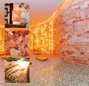 Ladrillos de Sal Rosa del Himalaya, Bloques Cuadrados, Azulejos de Pared para Cuartos de Sal, Decoración de Interiores del Hogar - Product Image 6