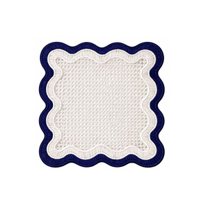 New Arrival Green Wavy <b>Placemat</b> Scalloped Rattan <b>Placemats</b> for Dining Table Boho Rattan Charger Plates Customize from Vietnam - Product Image 2