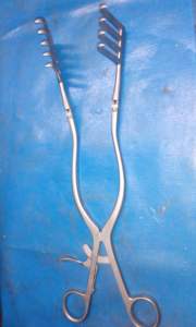 Retractor manual de acero inoxidable Adson, 6x6 puntas, 27 cm, retractores quirúrgicos afilados y blandos, instrumento autorretenible de Dentavex - Product Image 5